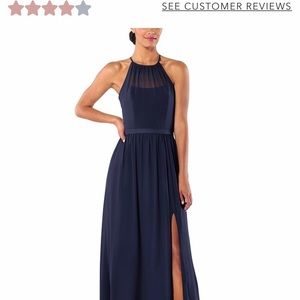 COPY - Brideside Samantha dress navy blue